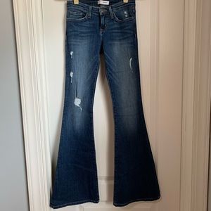 Flying monkey flare jeans